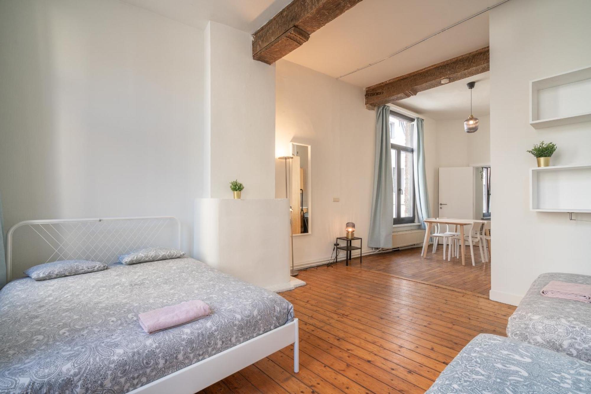 Authentic Apartments In The Center Of Антверпен Екстериор снимка